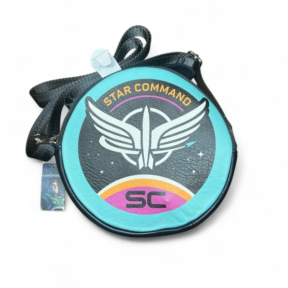 Pixar‎ Lightyear Star Command Round Crossbody Bag Disney Adjustable